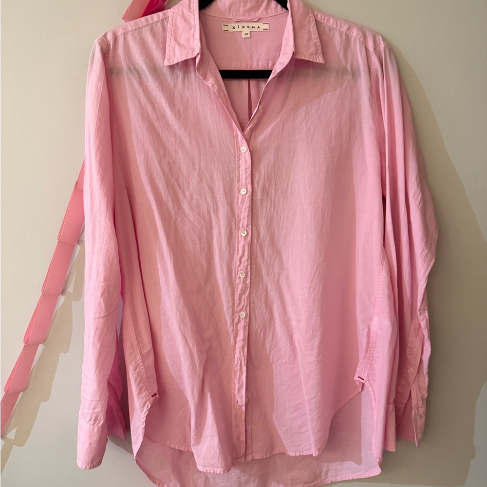 XiRENA Light Pink Collared Shirt